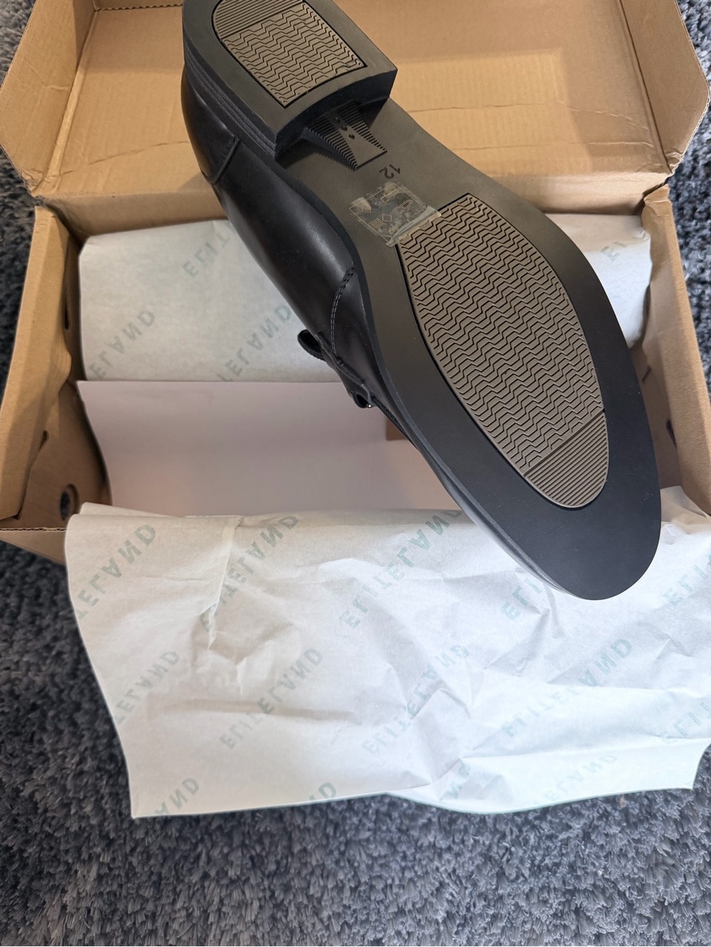 Men’s Black Leather Slip-On Loafers🔥brand new🔥 - Picture 2 of 5